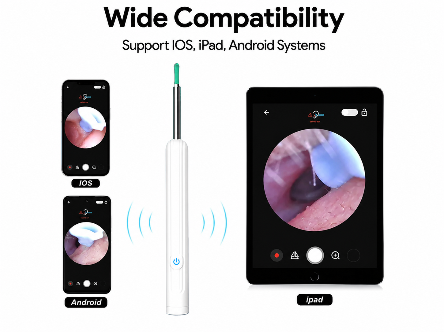 Compatibility with iOS, iPad and Android devices